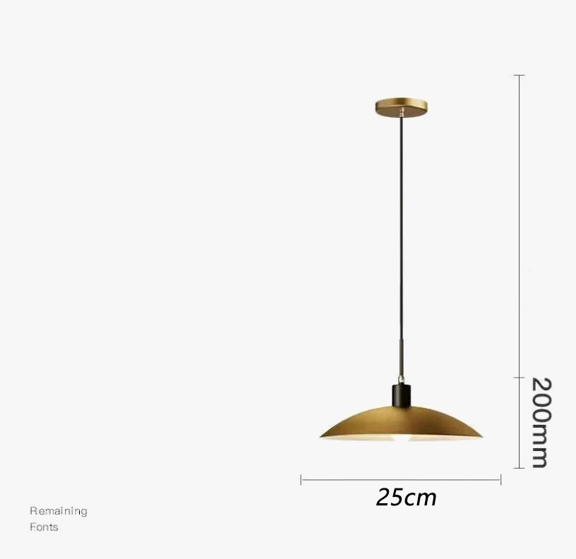 suspension nordique en laiton pour déco de luxe