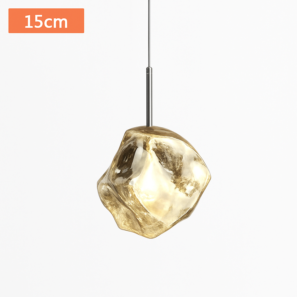suspension nordique en verre à led décoratif pour intérieur