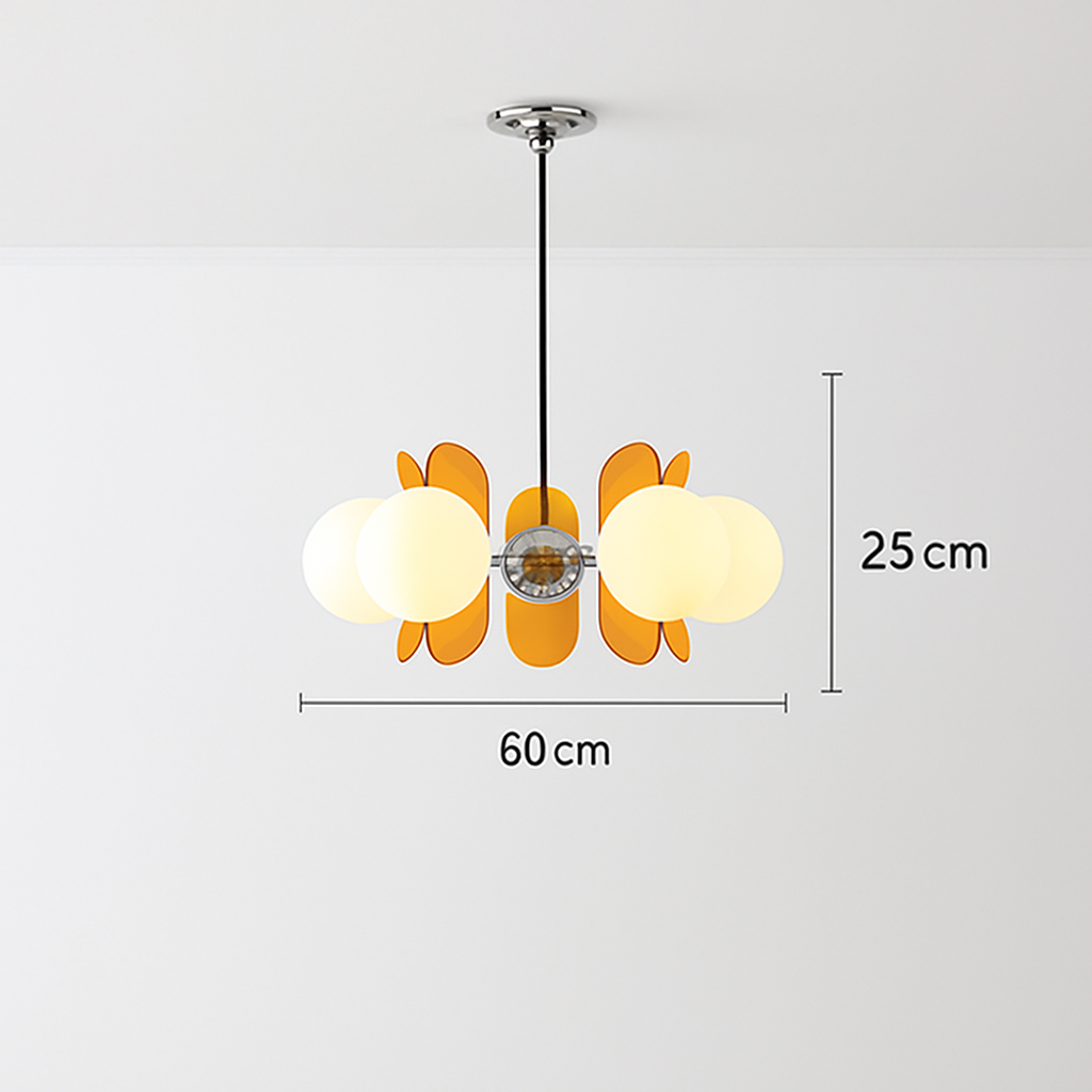 suspension nordique haricots design vintage pour intérieur élégant