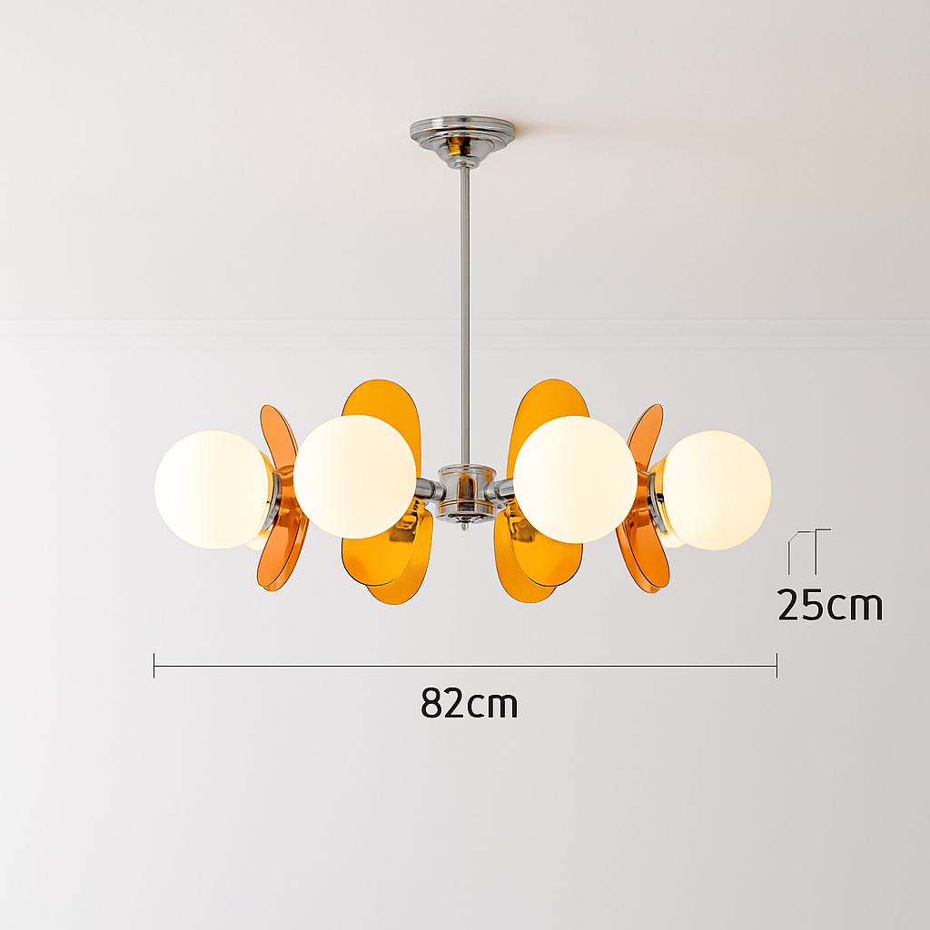 suspension nordique haricots design vintage pour intérieur élégant