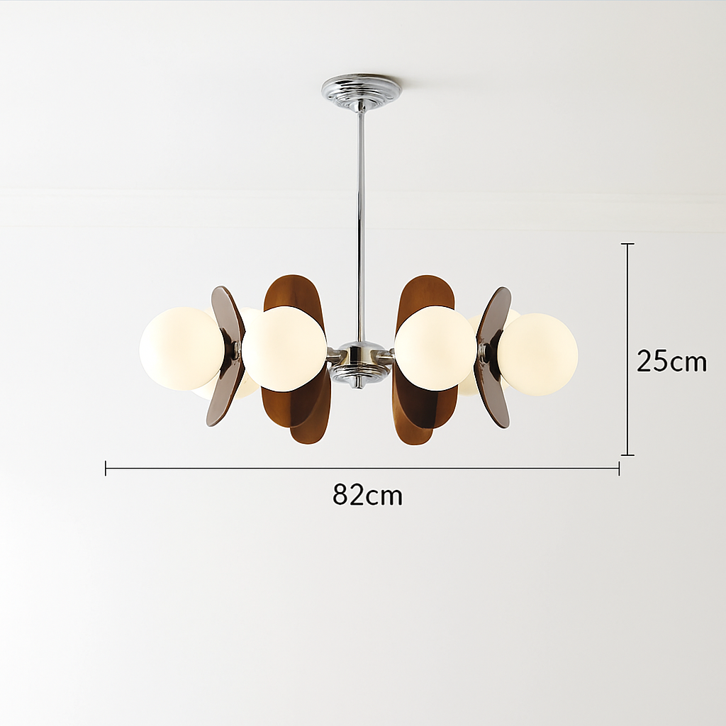 suspension nordique haricots design vintage pour intérieur élégant