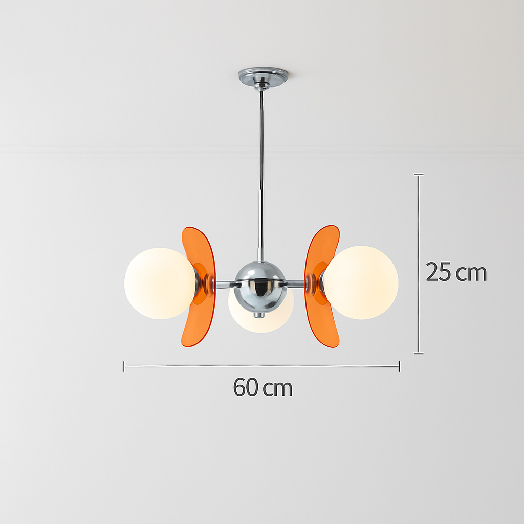 suspension nordique haricots design vintage pour intérieur élégant