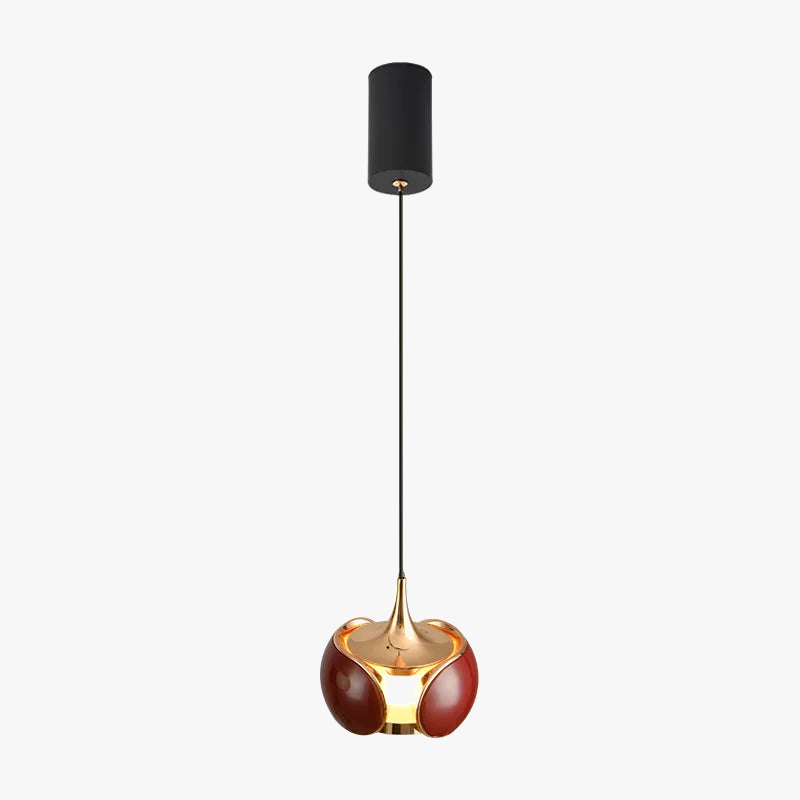 suspension nordique à led avec lentille scarabée relevable décoratif