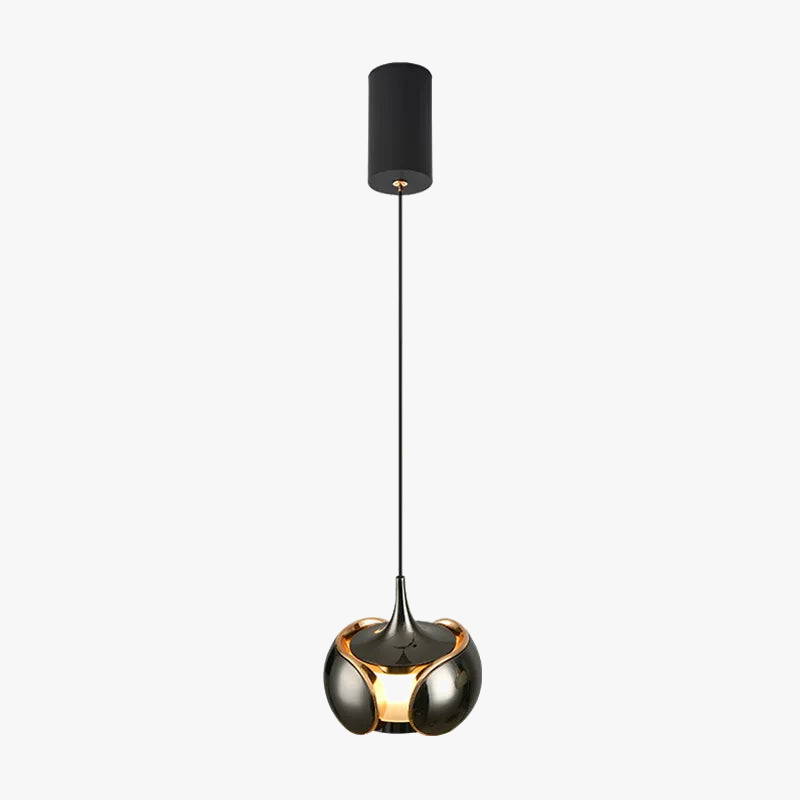 suspension nordique à led avec lentille scarabée relevable décoratif