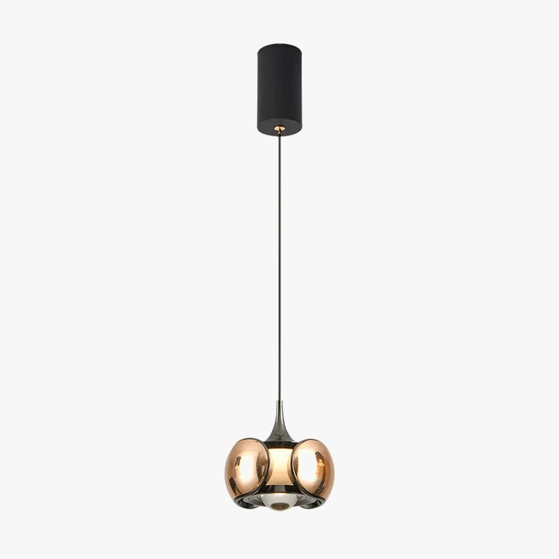 suspension nordique à led avec lentille scarabée relevable décoratif
