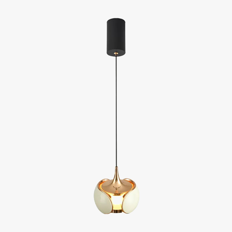 suspension nordique à led avec lentille scarabée relevable décoratif