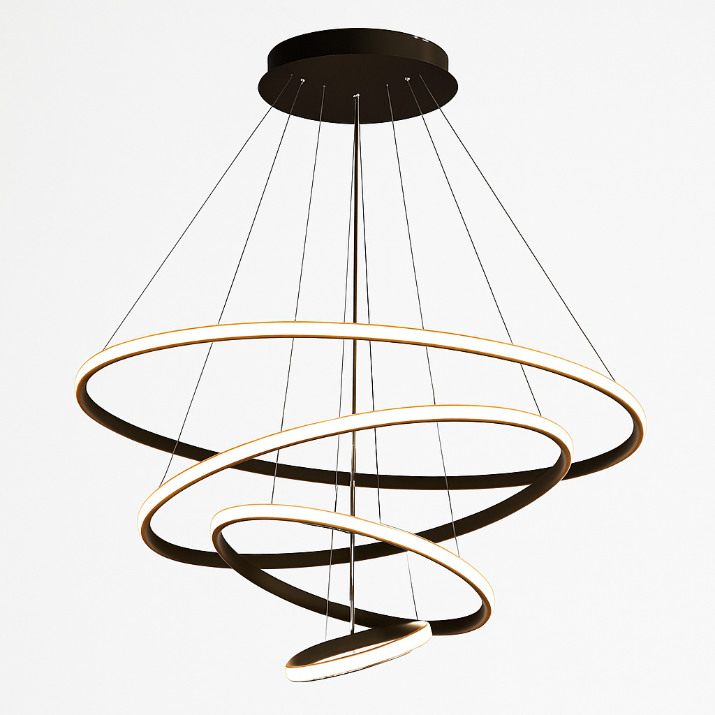 suspension nordique moderne à led pour décoration intérieure