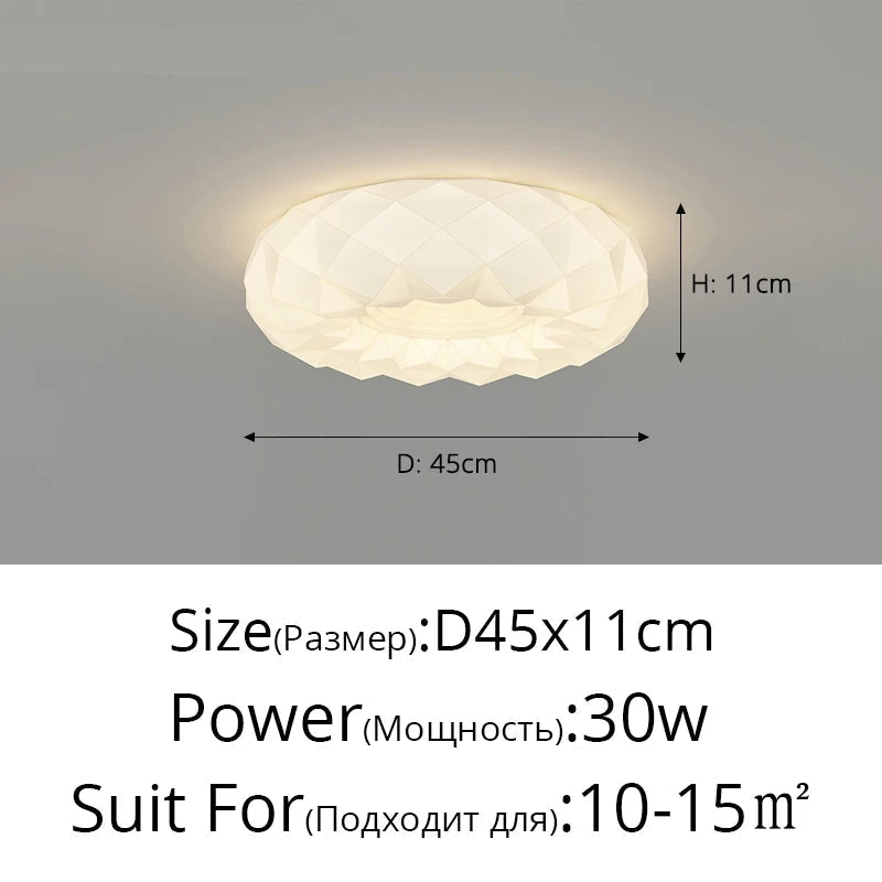 suspension nordique moderne à leds pour décoration intérieure créative