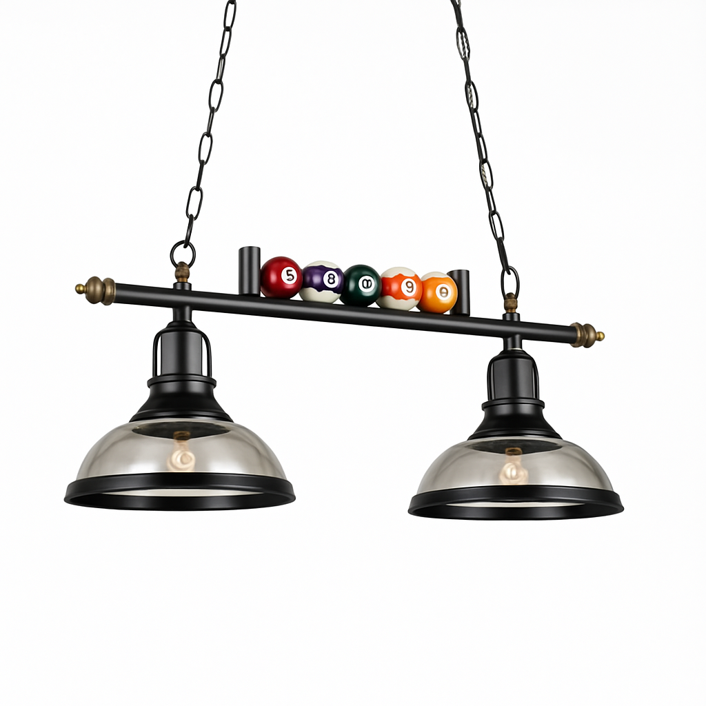 suspension nordique rétro pour billard restaurant et café