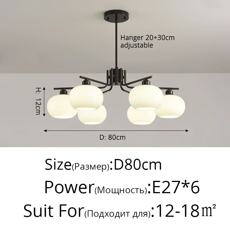 suspension nordique simple style moderne éclairage décoration intérieure