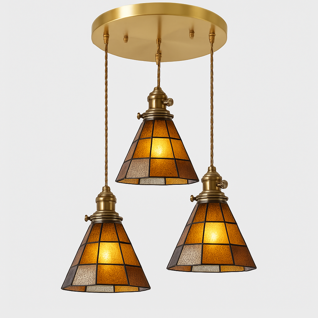 Suspension Nordique Verre LED