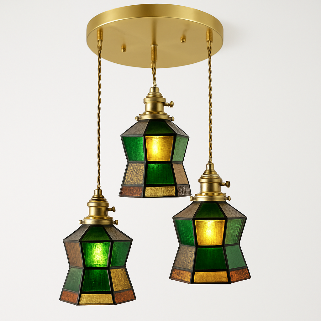Suspension Nordique Verre LED