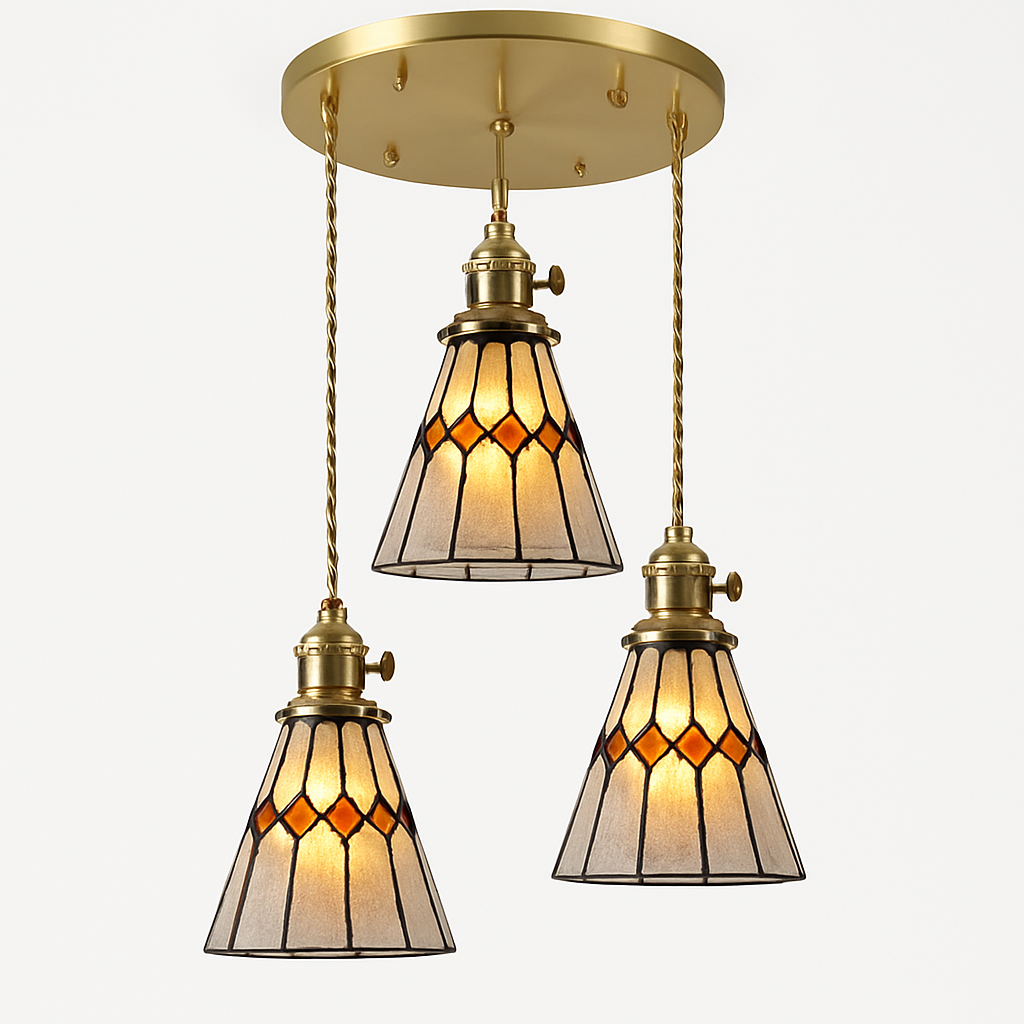 Suspension Nordique Verre LED