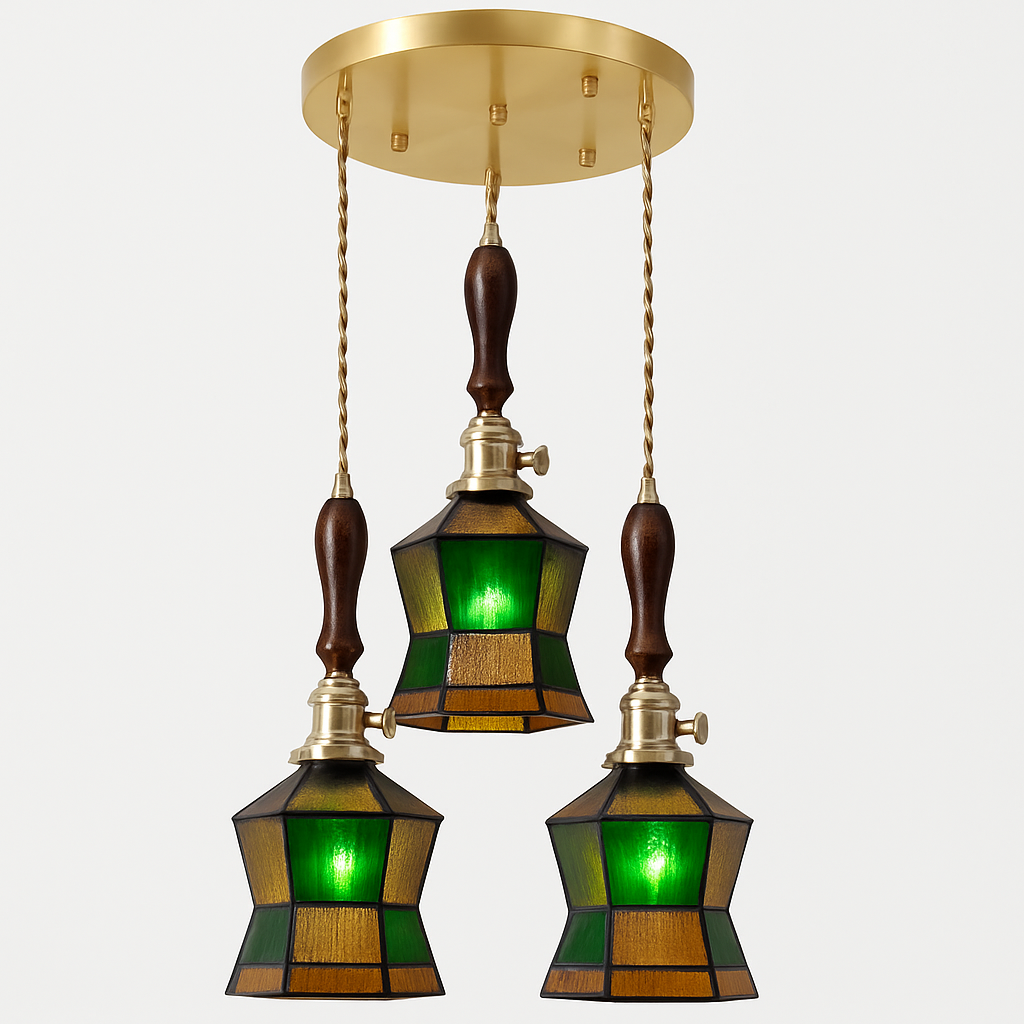 Suspension Nordique Verre LED