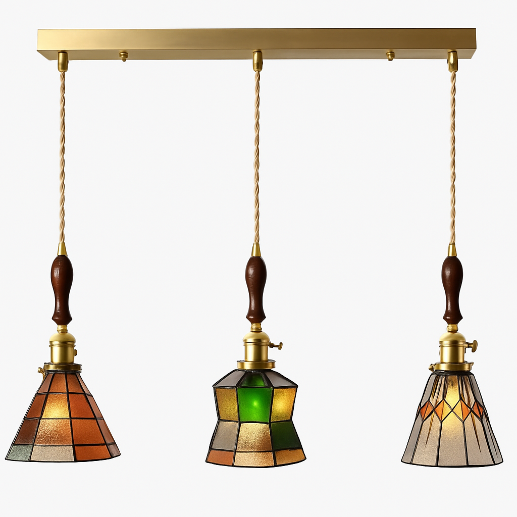 Suspension Nordique Verre LED