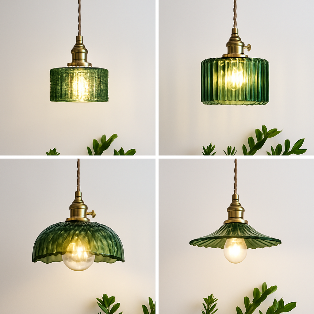 suspension nordique vintage rustique en cuivre wabi-sabi luminaire