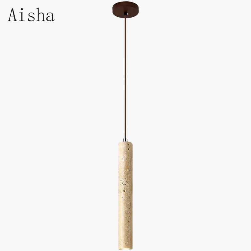 suspension nordique wabi-sabi en pierre pour éclairage intérieur