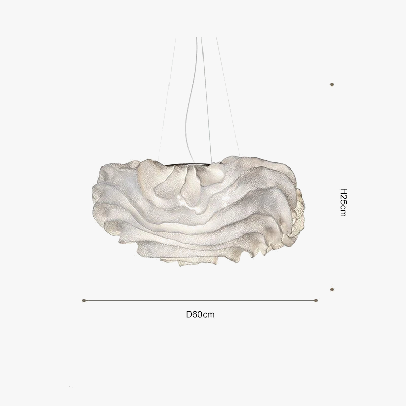 suspension nuage art moderne pour intérieur élégant