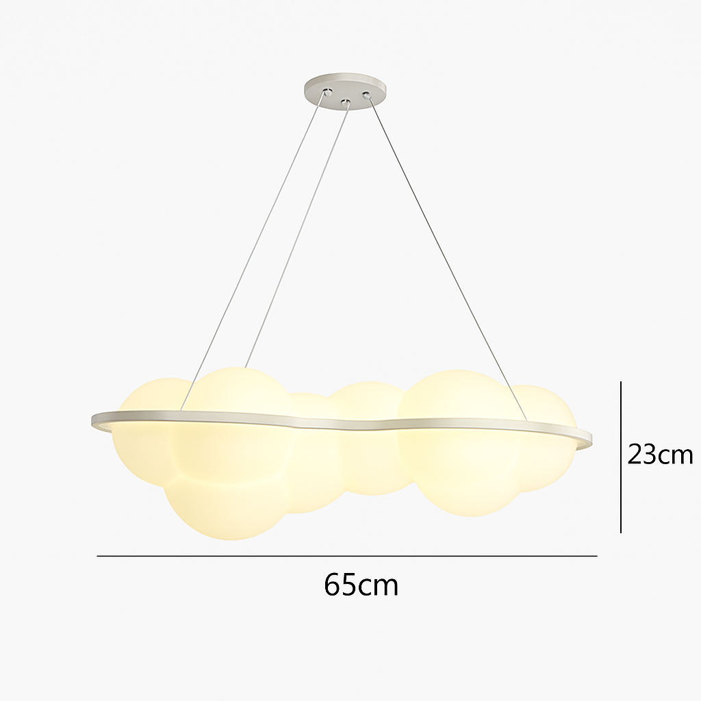 suspension nuvola nordique nuages led décoration design italien