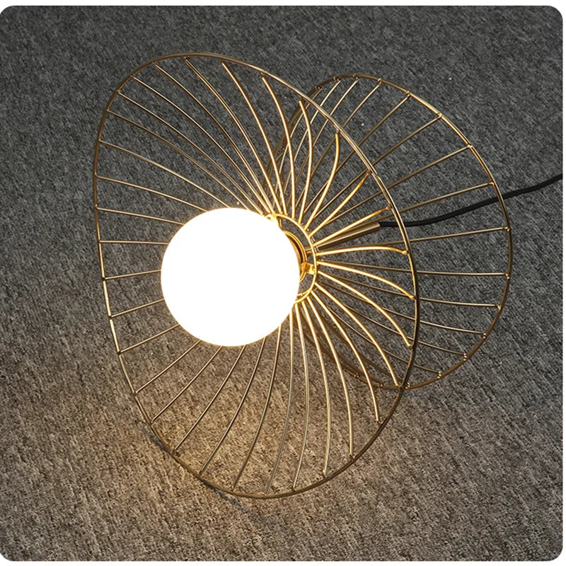 suspension plafonnier design en métal avec fil réglable led