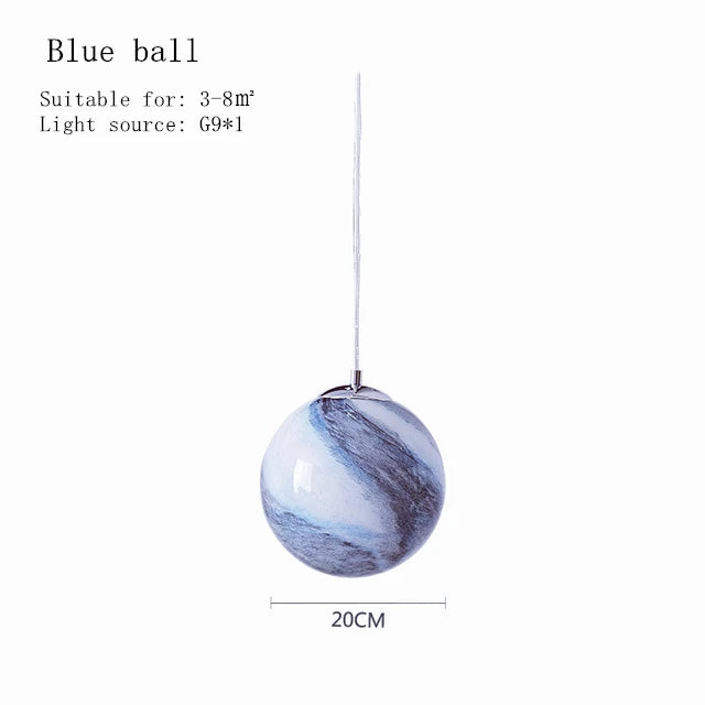 suspension planet earth pour chambre d'enfant astronaute étoile décorative