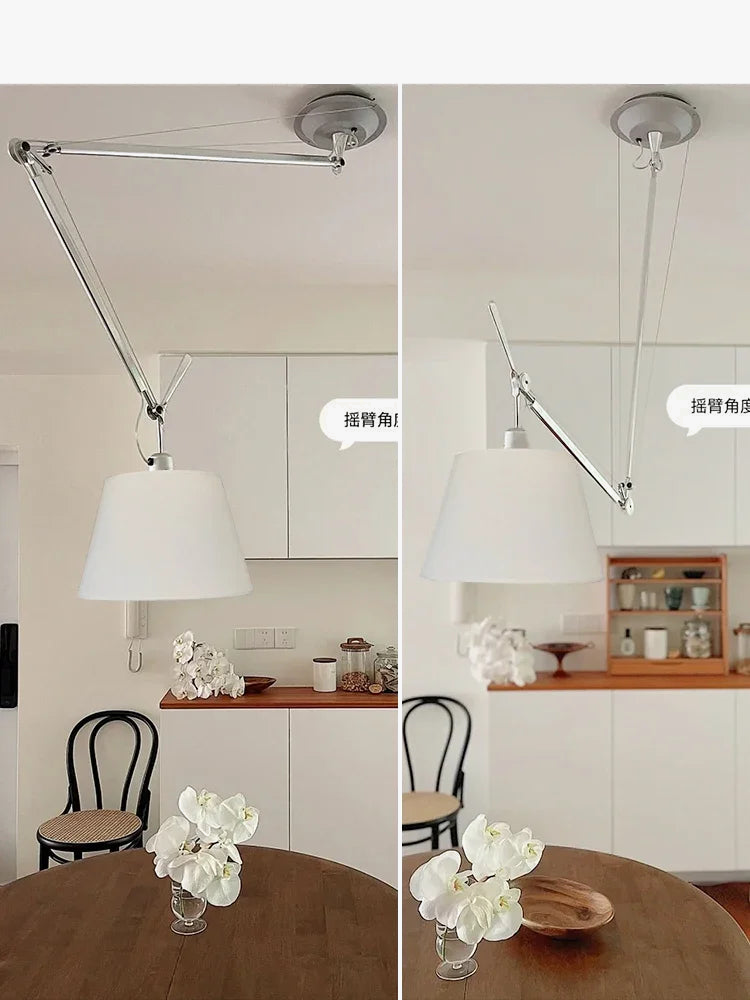 suspension pliable et mobile design italien pour éclairage moderne