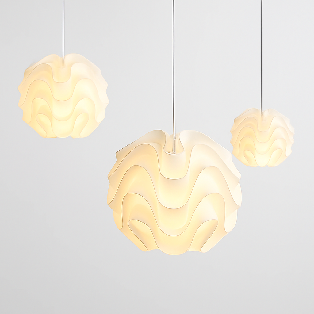 suspension pomme de pin en acrylique style nordique moderne