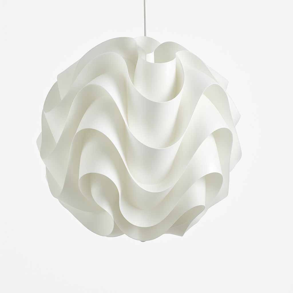 suspension pomme de pin en acrylique style nordique moderne