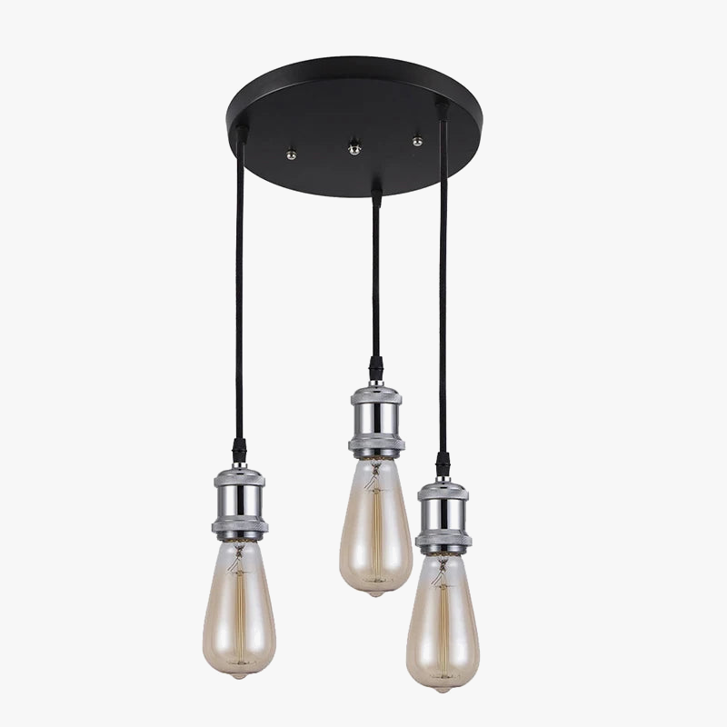 suspension rétro en aluminium style industriel pour décoration intérieure