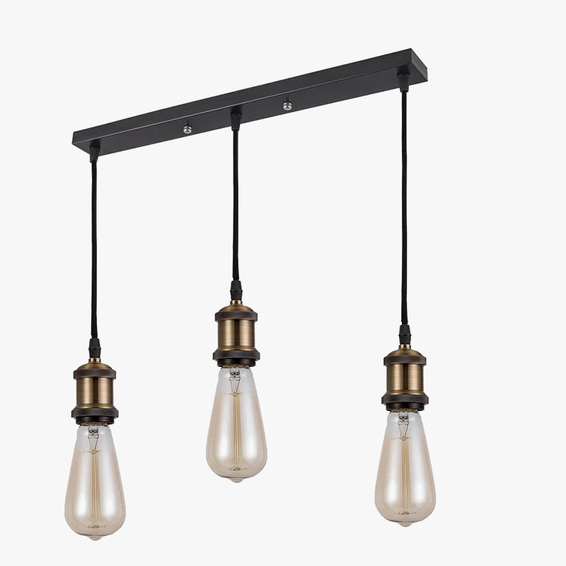 suspension rétro en aluminium style industriel pour décoration intérieure