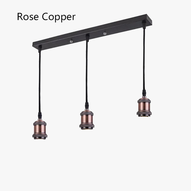 suspension rétro en aluminium style industriel pour décoration intérieure