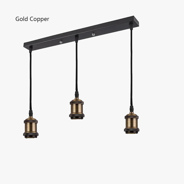suspension rétro en aluminium style industriel pour décoration intérieure