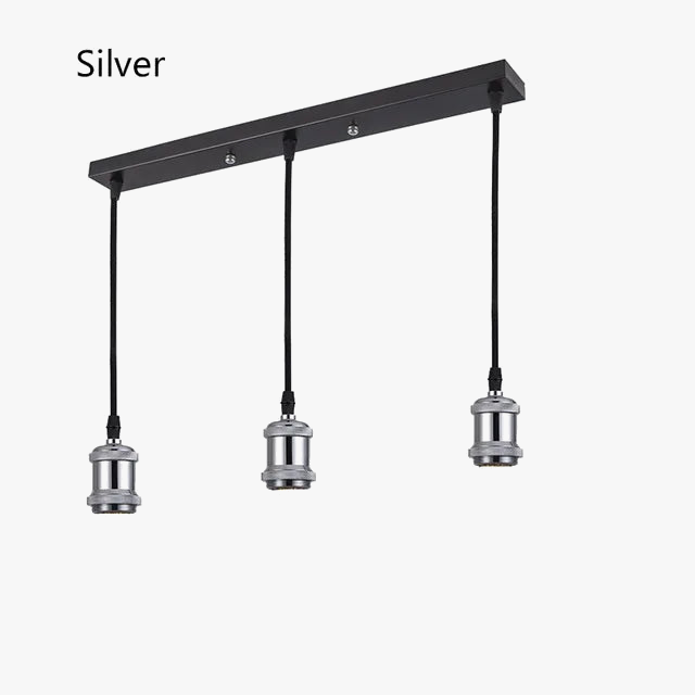 suspension rétro en aluminium style industriel pour décoration intérieure
