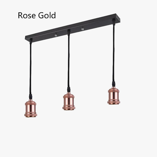 suspension rétro en aluminium style industriel pour décoration intérieure