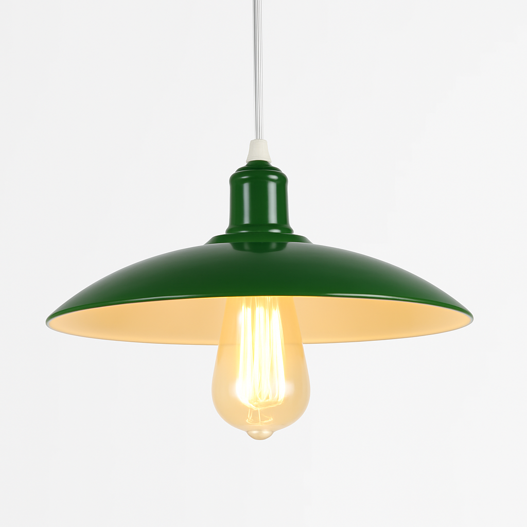 suspension rétro en métal style nordique luminaire industriel vintage
