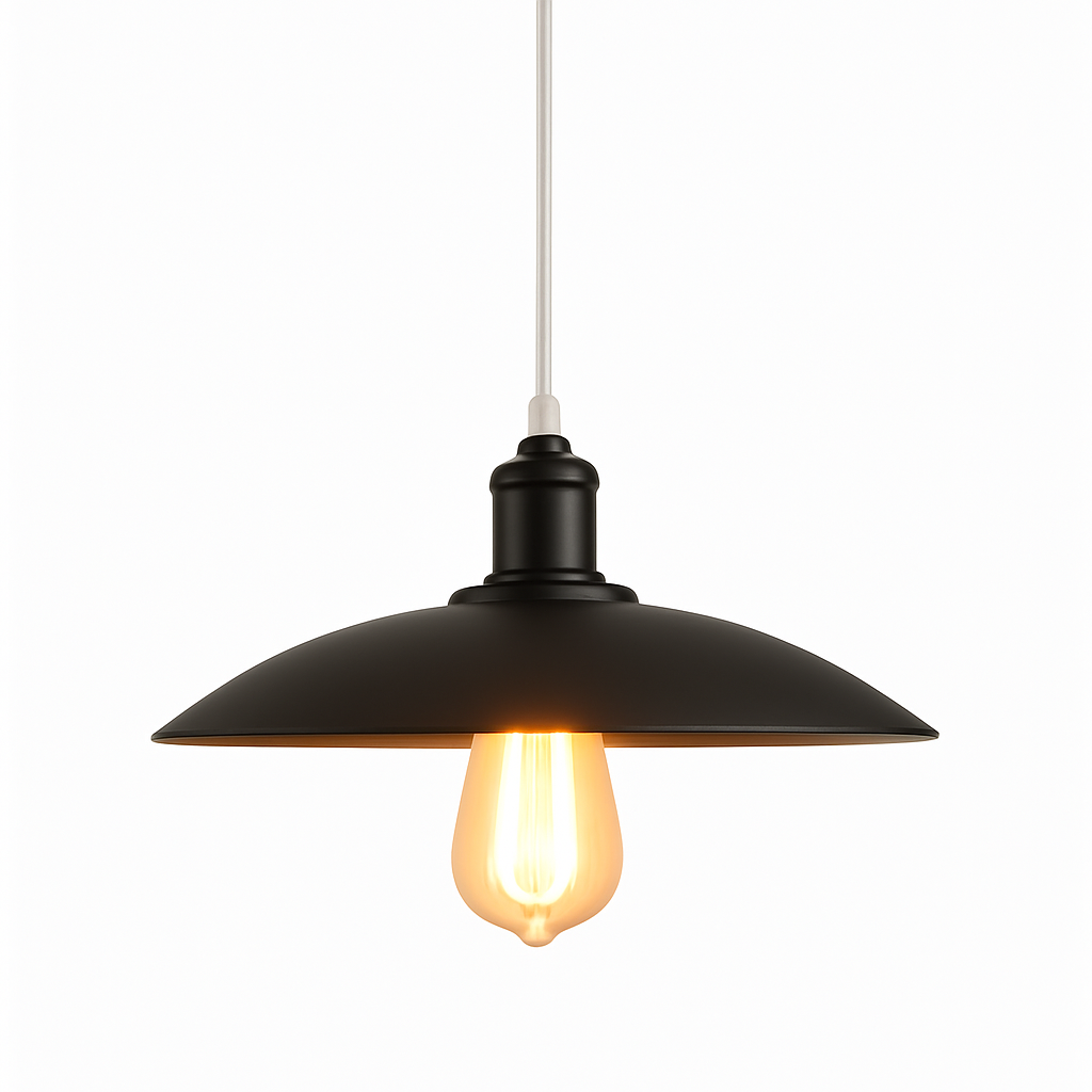 suspension rétro en métal style nordique luminaire industriel vintage