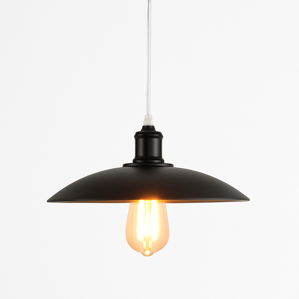suspension rétro en métal style nordique luminaire industriel vintage
