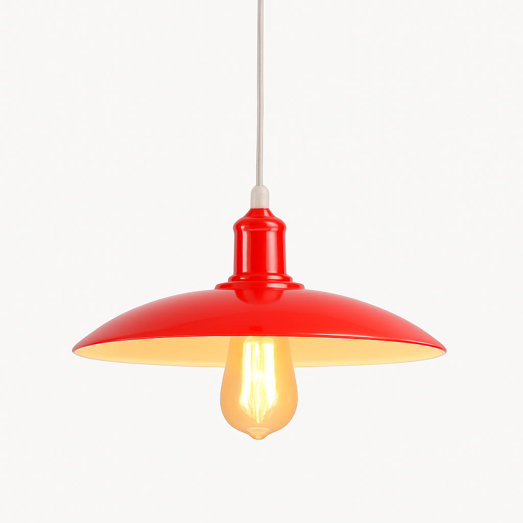 suspension rétro en métal style nordique luminaire industriel vintage