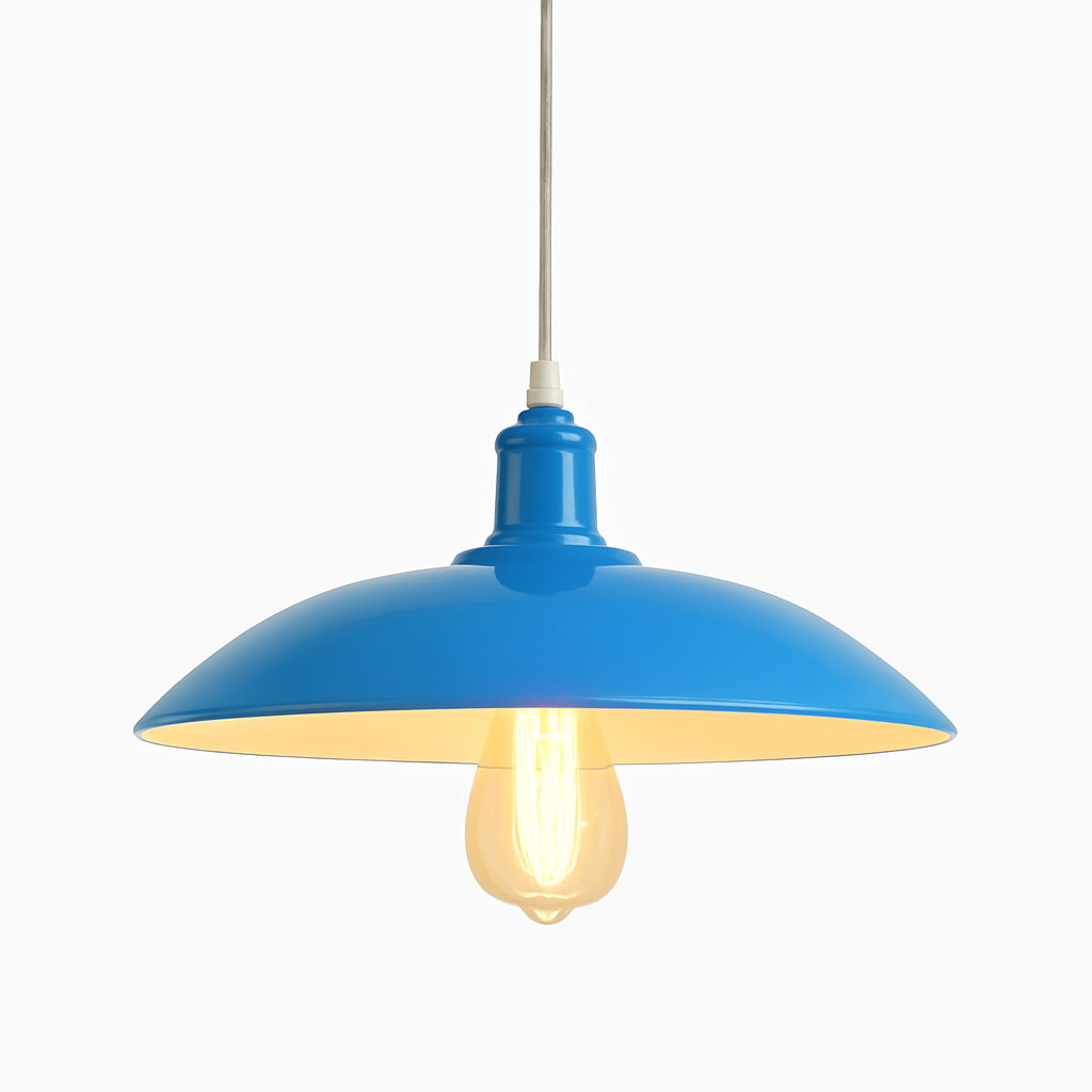 suspension rétro en métal style nordique luminaire industriel vintage