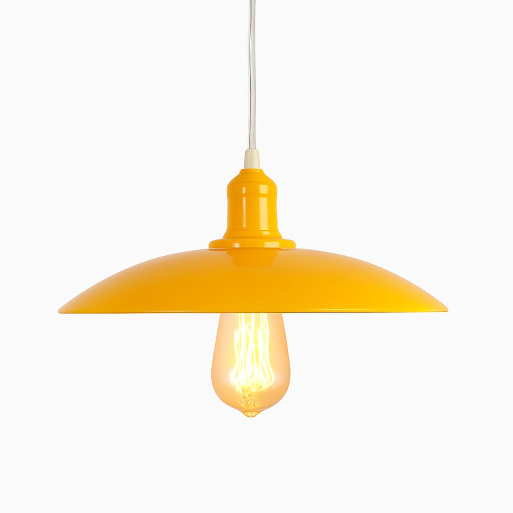 suspension rétro en métal style nordique luminaire industriel vintage