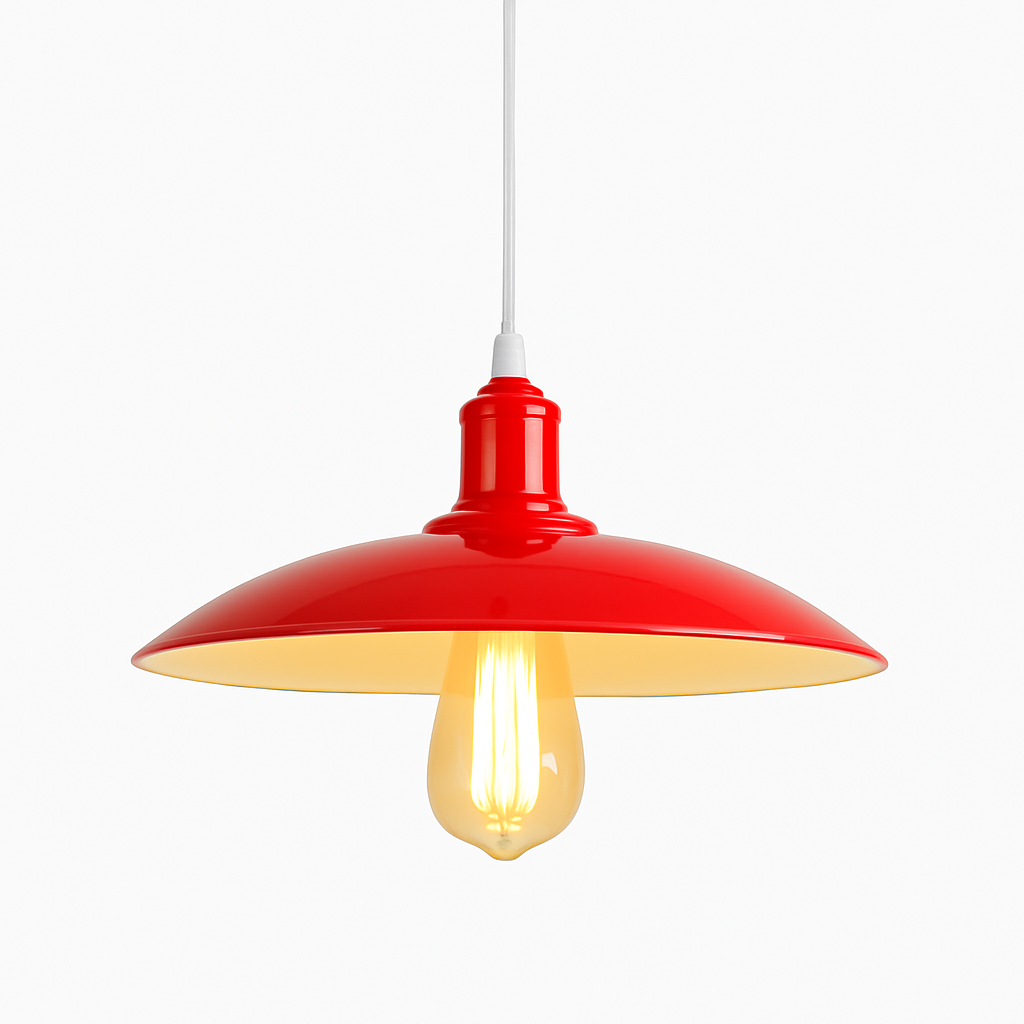 suspension rétro en métal style nordique luminaire industriel vintage