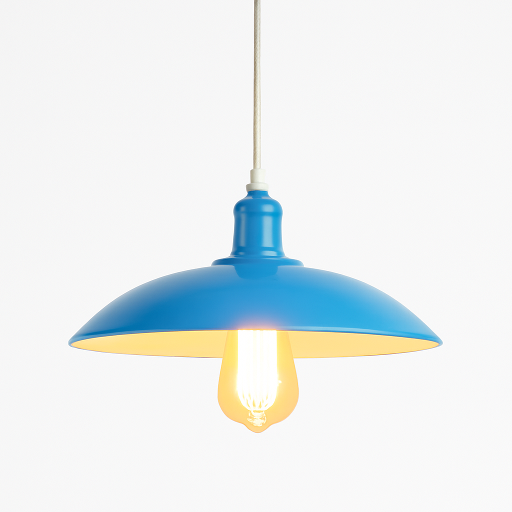 suspension rétro en métal style nordique luminaire industriel vintage