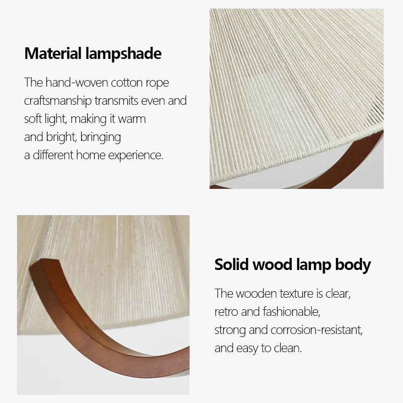 suspension rétro en tissu rétractable avec éclairage à led