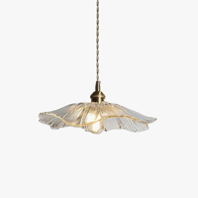 suspension rétro en verre pour décoration intérieure élégante