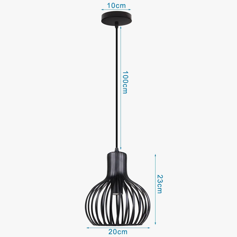 suspension rétro industrielle style loft vintage pour intérieur