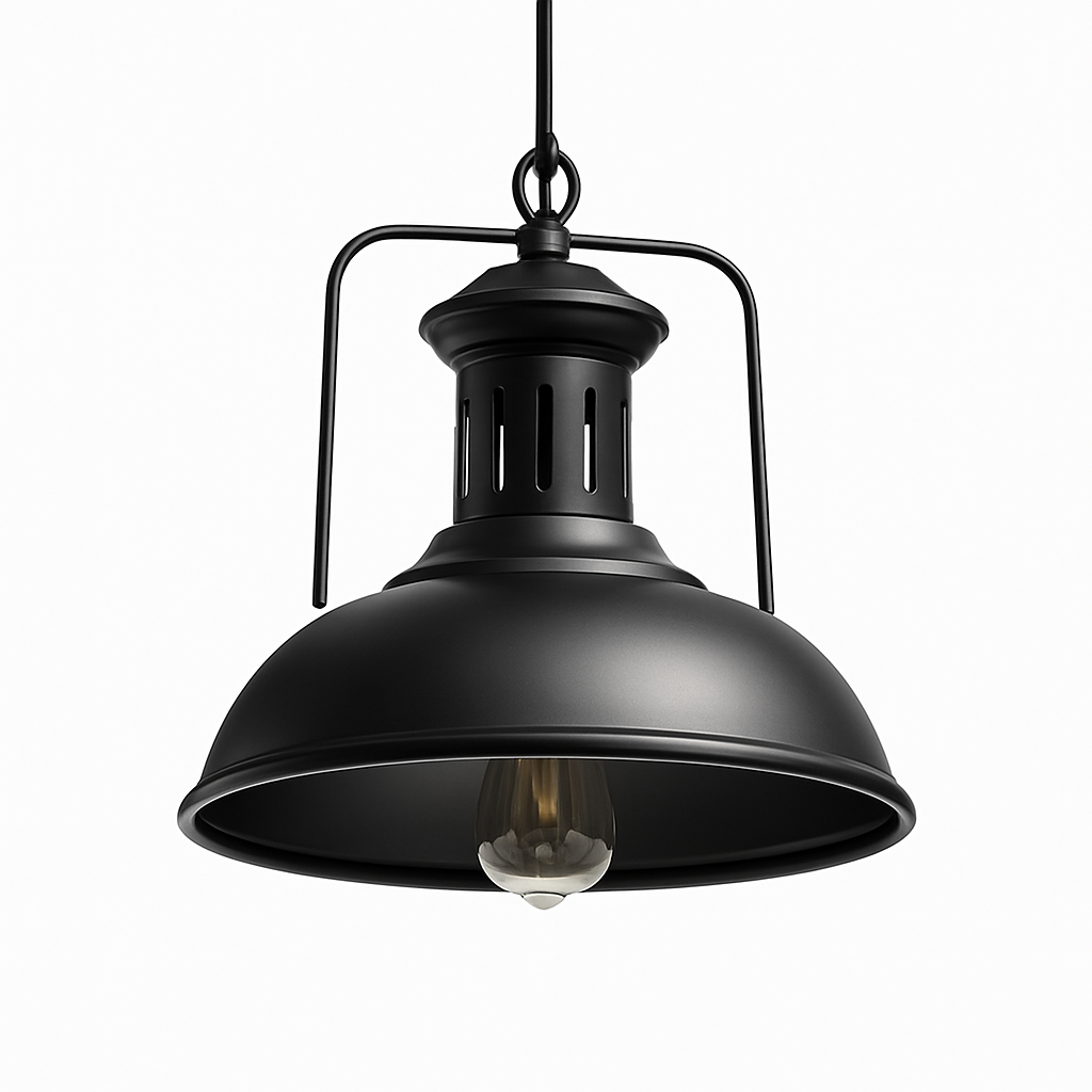 Suspension rétro LED avec finitions en métal Soul