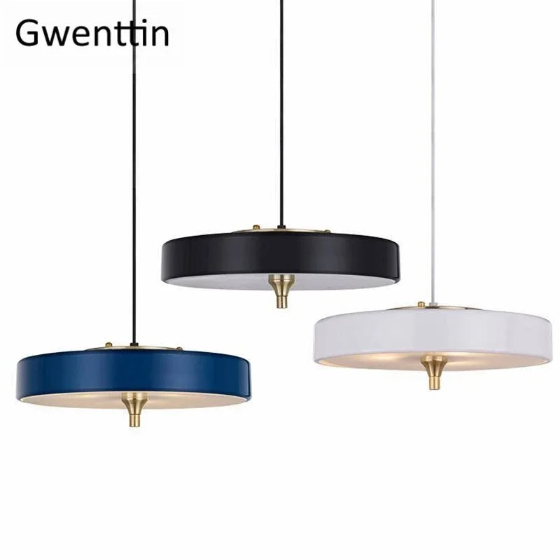 suspension ronde nordique luminaires led pour décoration moderne