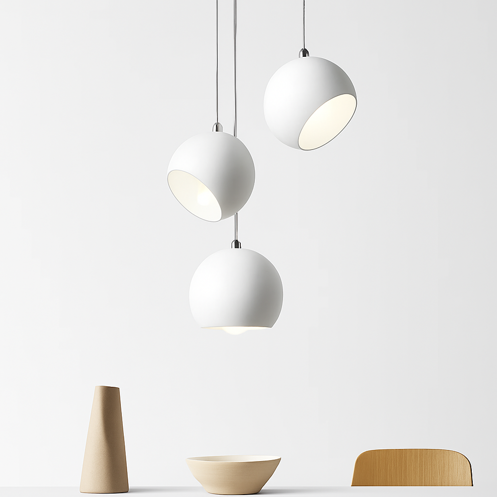 Suspension rotative moderne en forme d'araignée pour loft industriel