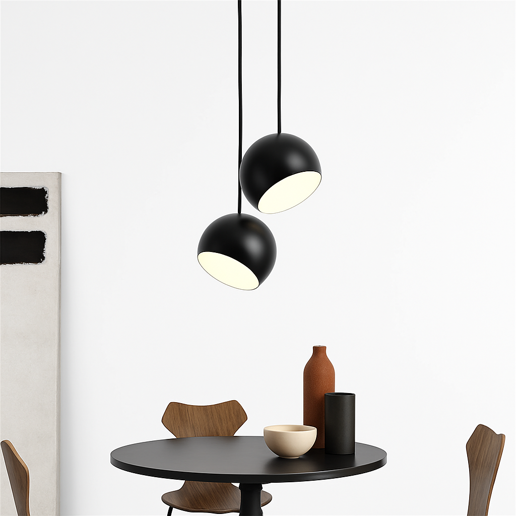 Suspension rotative moderne en forme d'araignée pour loft industriel