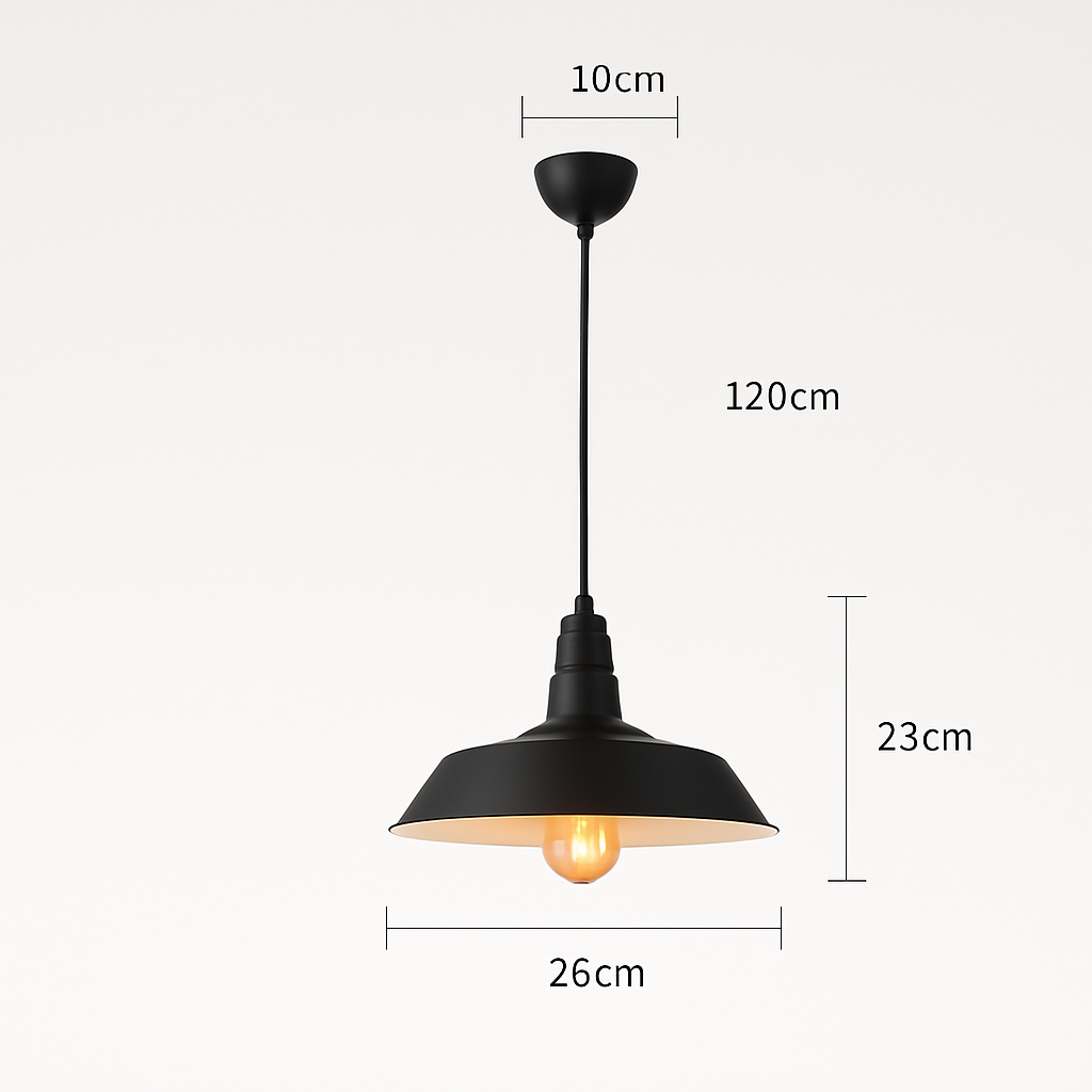 suspension style industriel rétro nordique pour bar loft